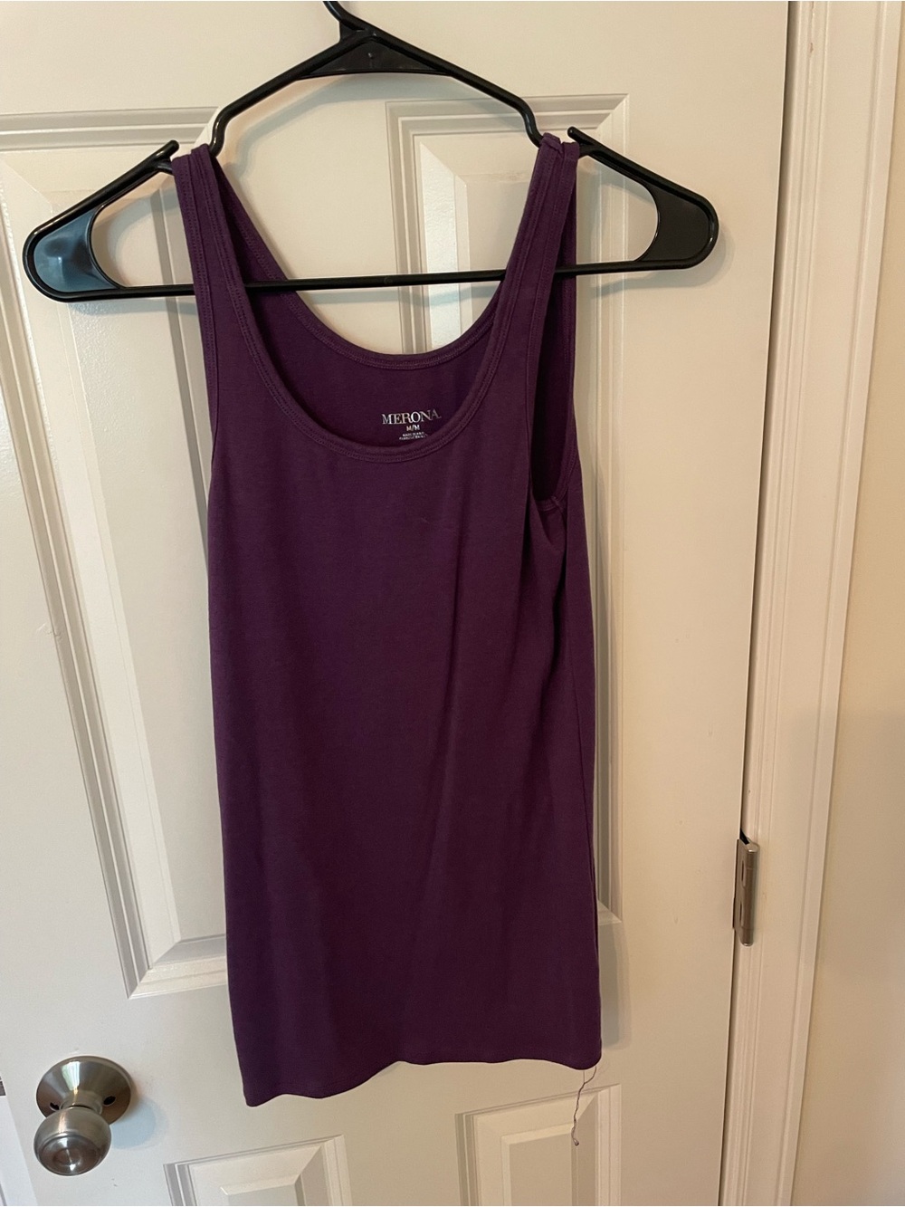 Merona Plum Scoop Neck Tank Top